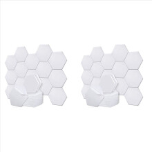 Pachet de 18 panouri acustice autoadezive, panouri fonoizolante, 12x10x0,4 inci