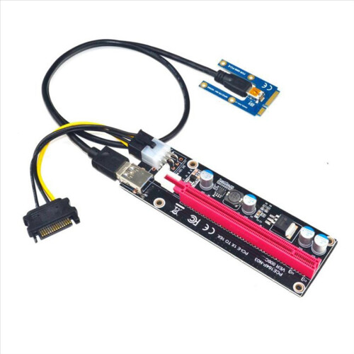 10X Mini PCIe til PCI Express 16X Riser for bærbar PC-grafikkort 1