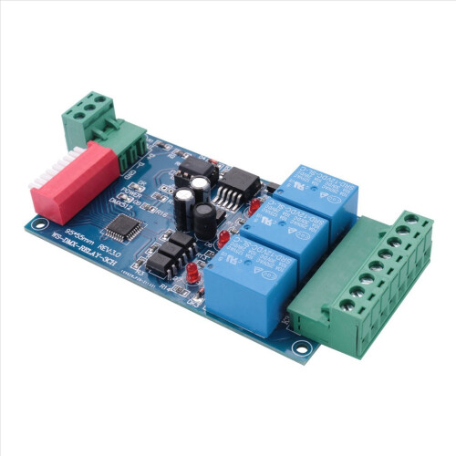 Κιτ διακόπτη ελεγχόμενου ρελέ 3 καναλιών 5A DMX512, ρελέ ρύθμισης έντασης 1