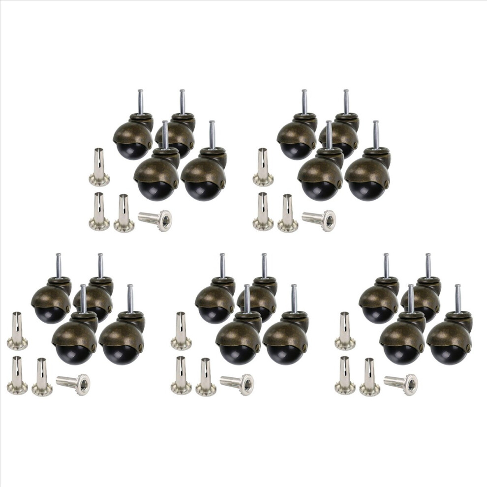 4 Pack 2 Inch Ball Caster With Sockets,For Furniture,Sofa,Chair 4853004641832