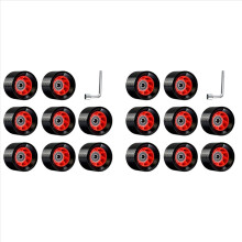 8er-Pack 95A 58 mm x 39 mm, Indoor-Quad-Rollschuh-Räder, PU-Räder
