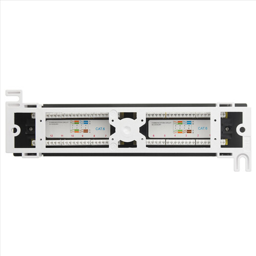 Network Tool Kit 12 Port CAT6 Patch Panel RJ45 with Wall Bracket 2