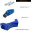 Cylinder Mounted Gas Bracket for Motorhome RV Caravan,Blue 7