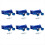 Cylinder Mounted Gas Bracket for Motorhome RV Caravan,Blue 1