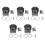 Kit cilindro pistone 36MM per TL33 1E36F-2GN B33B 1
