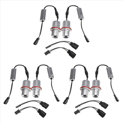 2Pcs 45W Weiß Led Auto Angel Eyes LED Marker Ring Glühbirne 1