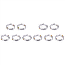 Alambre de aluminio de 3 mm, 10 m, alambre plateado para manualidades, arcilla, bonsái y modelismo