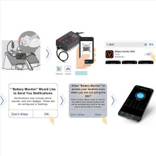 Monitor de bateria Bluetooth BM2 12V para telefone Android IOS
