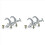 Aluminum Fold Clamp Hooks Stage Light Fold Hanging Hook 1