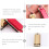 2pcs 4 Toy 4 Loch Mundharmonica Kunststoff Rot 8