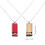 2pcs 4 Toy 4 Loch Mundharmonica Kunststoff Rot 5