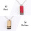 2pcs 4 Toy 4 Loch Mundharmonica Kunststoff Rot 9