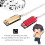 2pcs 4 Toy 4 Loch Mundharmonica Kunststoff Rot 7