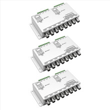Ricetrasmettitore video passivo HD UTP 720P/1080P 3X 8-CH, da BNC a Cat5/5E