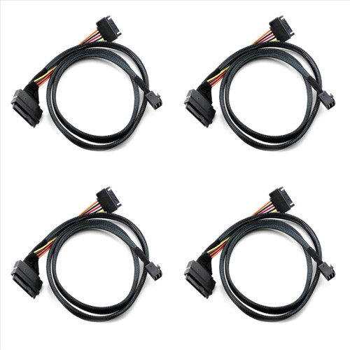 Ενσωματωμένο καλώδιο 12G Mini SAS HD σε U.2 / SFF-8643 σε SFF-8639 0,5M
