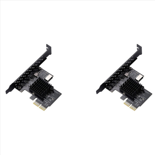 2X PCI-E 2X auf USB3.1 A-Key Gen2 Front Type-E Erweiterungskarte
