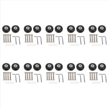 2 set di ruote di ricambio per valigie, strumento di riparazione 50x20x6,1 mm