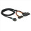 Ενσωματωμένο καλώδιο 12G Mini SAS HD σε U.2 / SFF-8643 σε SFF-8639 0,5M 3