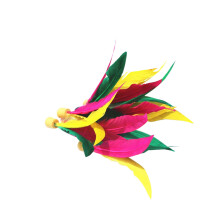 20Pièces Badminton En Plumes Synthétiques Couleurs
