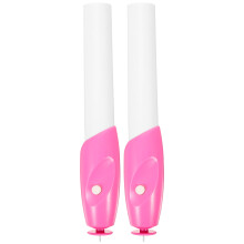 2Stk Elektrischer Quilling Pen Set Pink PP Für DIY Papierkunst