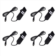 Elektrický ovladač polohovacích křesel, 4 tlačítka, 5 pinů, ruční spínač
