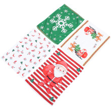 4Stk Mikrofasertücher Küchenhandtücher Weihnachtsmotive Wasseraufnahme