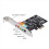 Κάρτα ήχου PCIe 5.1, κάρτα PCI Express Surround, στερεοφωνικός ήχος 3D 6