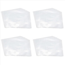Bolsa plana abierta de 30 pulgadas con tapa resistente de 6,7 milésimas de pulgada para discos de vinilo