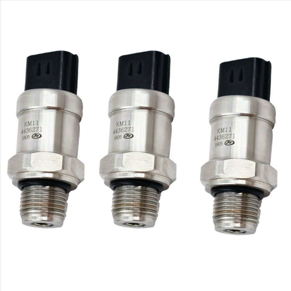 Excavator Pressure Sensor For Ex200-2/3 Ex300 2/3 4436271 Silver/Black 4853004661151