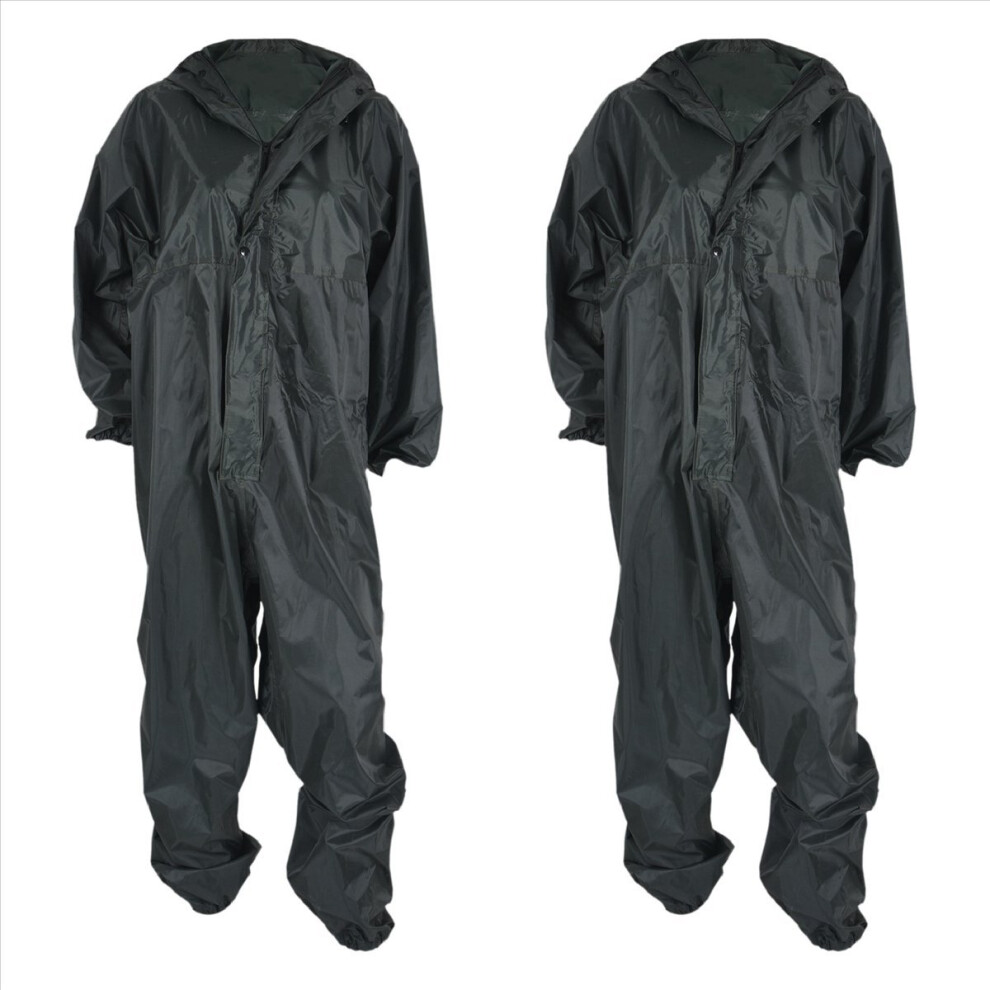 Motorcycle Conjoined Raincoat/Overalls Men and Women XXL ArmyGreen-image-OPC-PHTNSYV-NEW