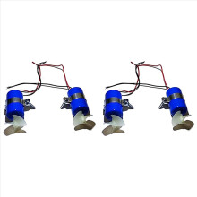 1 par RC-båt undervannsmotor thruster 7,4V 16800 o/min med/mot/vendt 3-blads