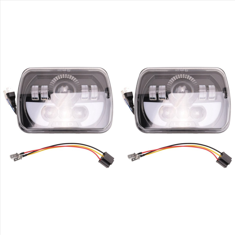 2X 300W 5X7 Led Headlights Led Sealed Beam Head Light 4853004665364