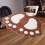 Waschbarer Teppich Badezimmermatte Behaart 6