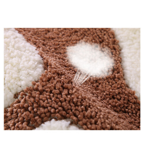 Waschbarer Teppich Badezimmermatte Behaart 2