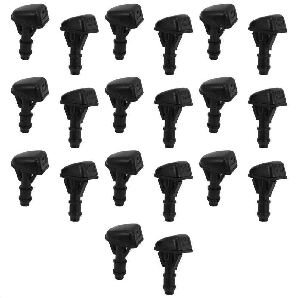 2Pcs Wiper Front Windshield Wiper Washer Jet Nozzle For Escape Black 4853004667313