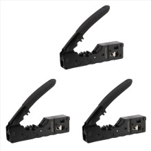 3x krimpovací kleště Cat5 Cat6 Cat7 pro RJ45 RJ12 RJ11