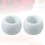2Pcs Ceramic Electric Toothbrush Holder Wall-Mount Stand White 4