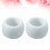 2Pcs Ceramic Electric Toothbrush Holder Wall-Mount Stand White 8