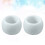 2Pcs Ceramic Electric Toothbrush Holder Wall-Mount Stand White 5