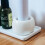 2Pcs Ceramic Electric Toothbrush Holder Wall-Mount Stand White 7