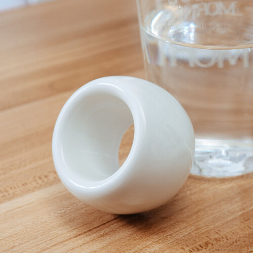 2Pcs Ceramic Electric Toothbrush Holder Wall-Mount Stand White 2