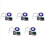 Périphérique de port série USB 2.0 vers RS485-485 RS422-422 DB9 COM 1