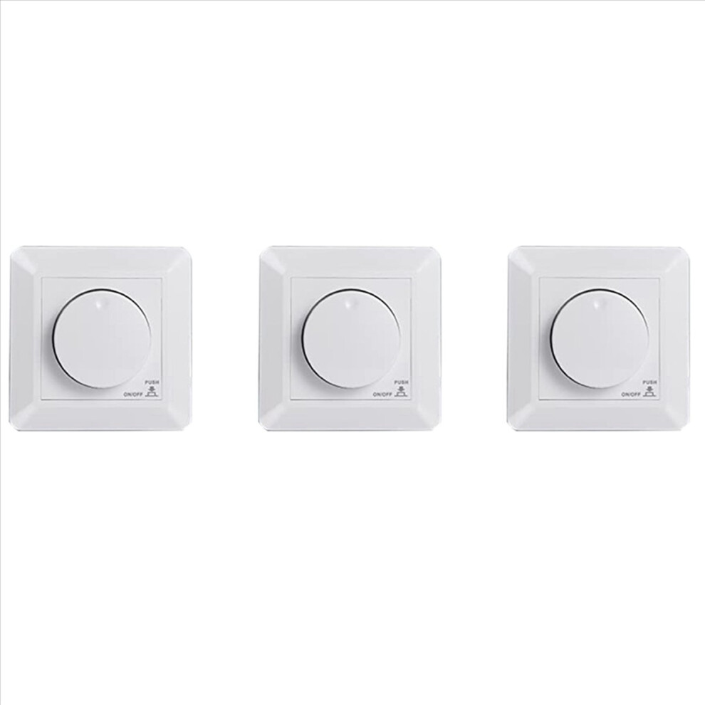 Led Flush-Mounted Dimmer Switch, For Dimmable Led And Halogen, 5-300W 4853004670443