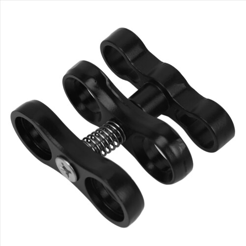 Bras à double rotule en alliage d'aluminium et 1 jeu de clips papillon 1