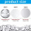 Button Making Supplies for Button Maker Machine Round Badge Pin 5