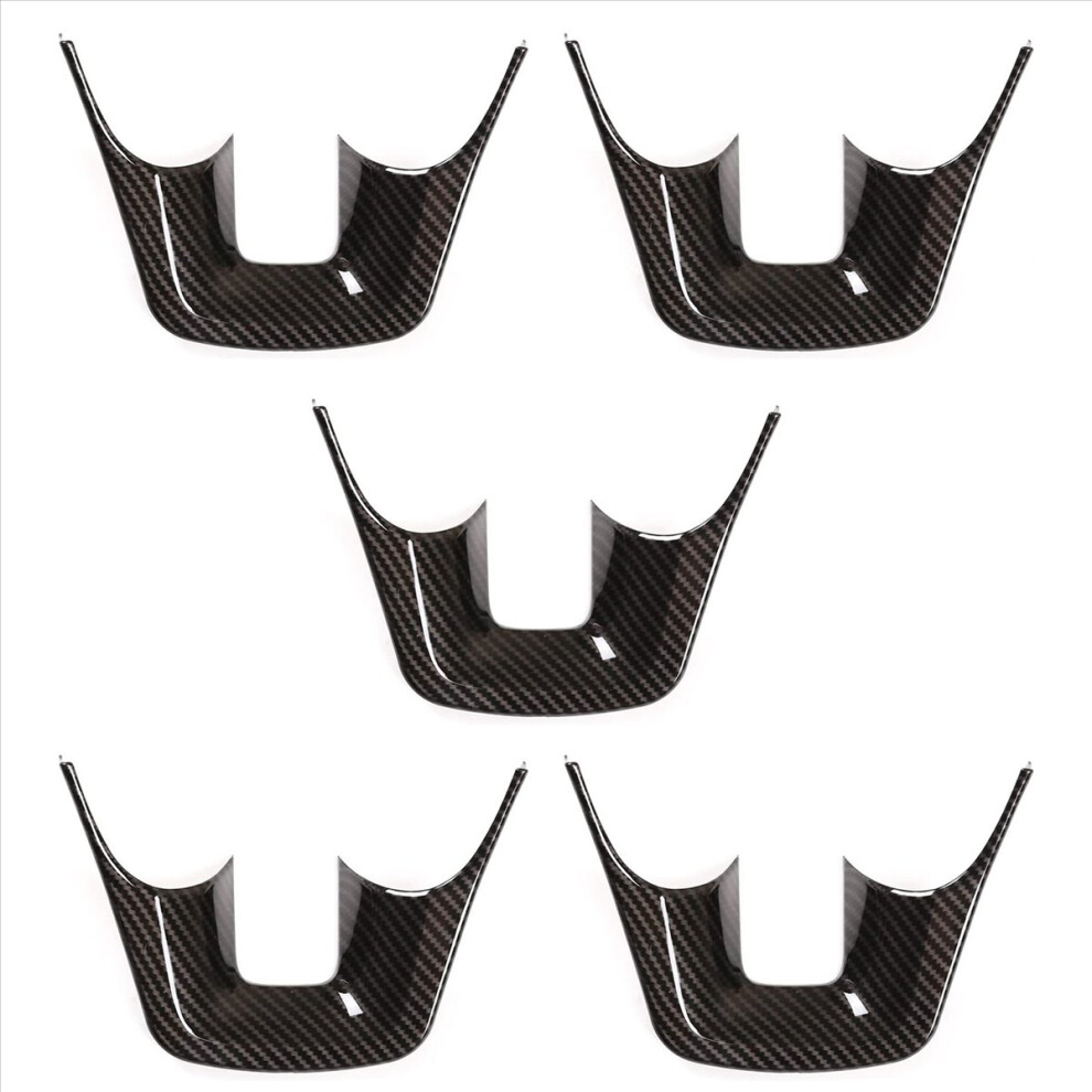 Steering Wheel Cover Trim For Fortuner 2016-2022 Carbon Fiber 4853004671105