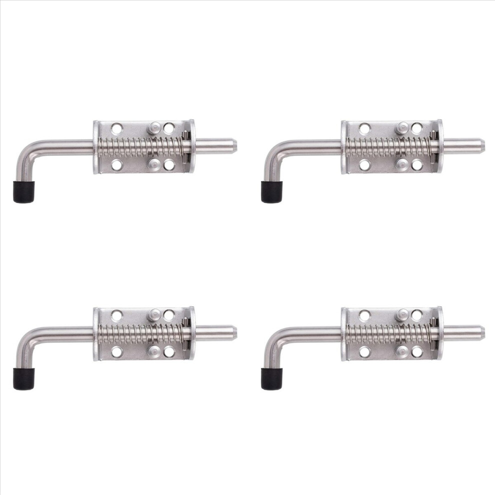 1Pcs Stainless Steel 6.5Inch Spring Lock For Doors And Trailer Gate 4853004674069