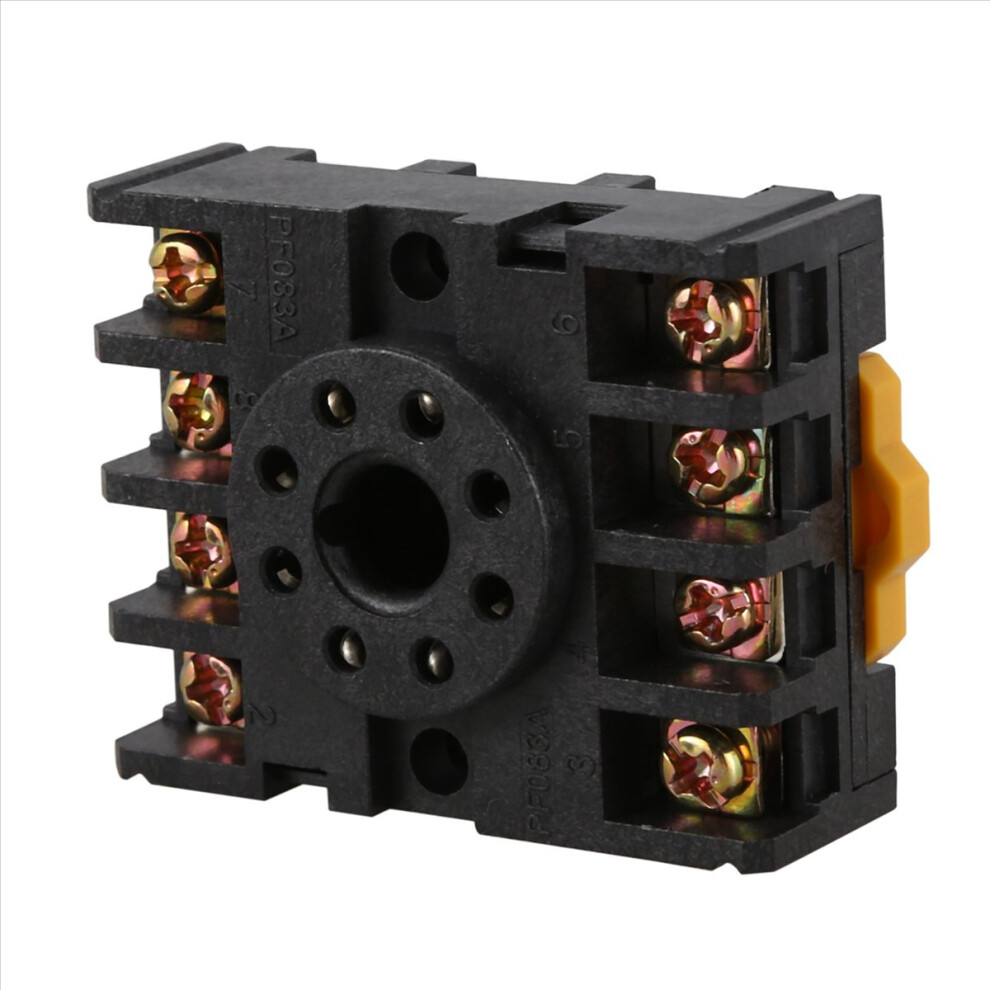 Mk2p-I Clear Shell Dpdt Ac220v Coil Power Relay Socket Base 4853004673871