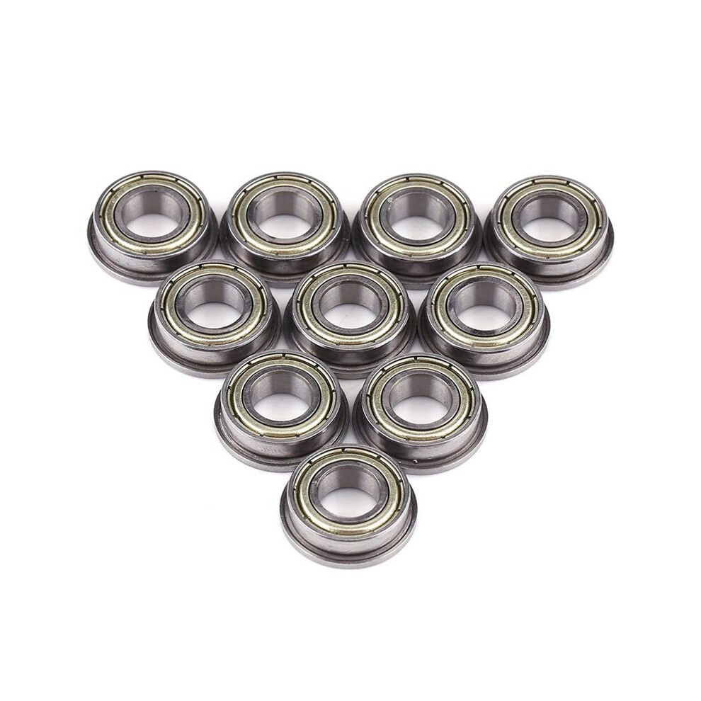 10 Pcs F688zz Flanged Bearings Metal Steel 8 X 16 X 5Mm For Motor 4853004675622