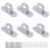 6 Pack Stainless Steel Ceiling Hooks M5 Oval Open Hooks Wall Mount 6